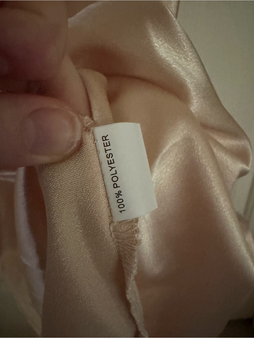 Oh Polly Champagne Satin One-Shoulder Bridesmaid/Wedding Guest Dress 🥂 - Picture 8 of 10